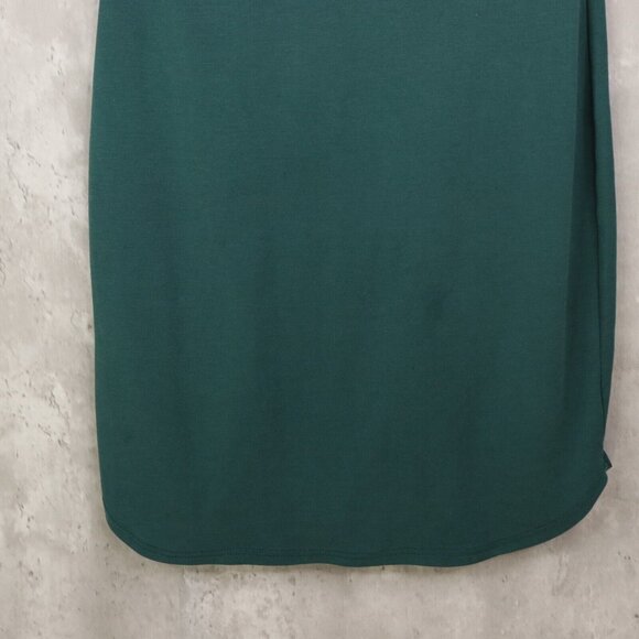 Lulus T Shirt Dress‎ Womens Size Small Green Crew Neck Short Sleeve Knee Length - Picture 7 of 8